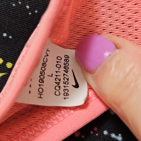 Nike Girls Sports Bra Reversible  Multicolor Racerback Size L - Picture 8 of 9